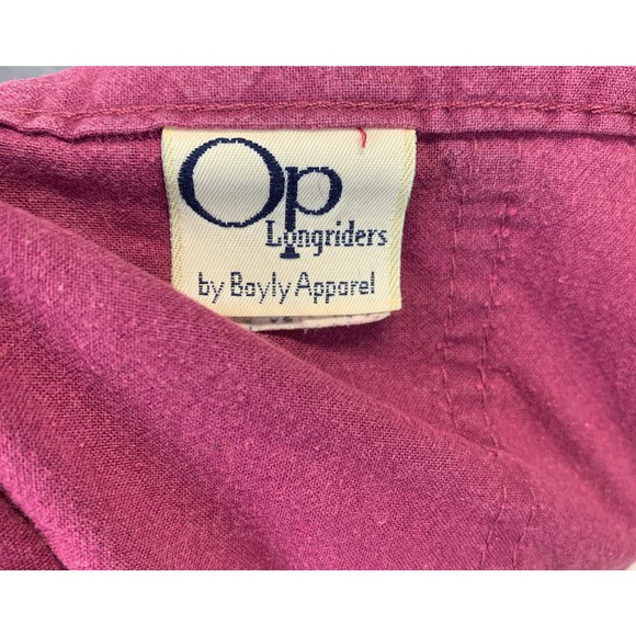 Vtg 70s 80s Ocean Pacific Longriders Board Pants High Waist B14  Med - Picture 9 of 10